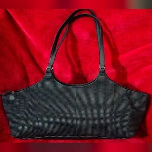 Urban Oxide Black East-West Style Tote/ Shoulder Bag